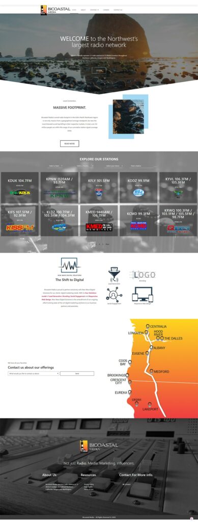 Bicoastal Media layout